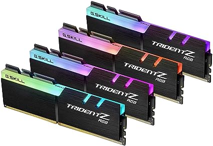 G.SKILL TridentZ RGB Series 32GB (4x8GB) DDR4 3600MHz DIMM F4-3600C17Q-32GTZR