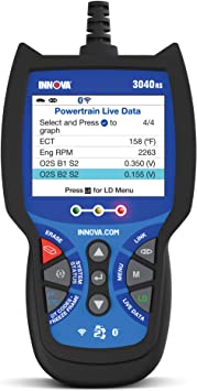 INNOVA 3040RS OBD2 Scanner/Car Code Reader with ABS, Battery Testing, and Live Data