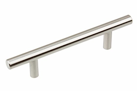 5000-76-SS-10 GlideRite 6-inch Stainless Steel Solid Bar Cabinet Pull 3-inch CC (Pack of 10)