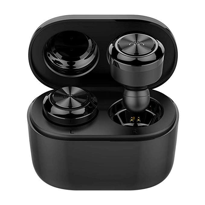 GEJIN Wireless Earbuds-Latest Bluetooth 5.0 Mini in Ear Headphones 3D Stereo Sound, SweatProof Sports Earphones Headset, Built in Microphone & Dual Speakers for Phone Calls