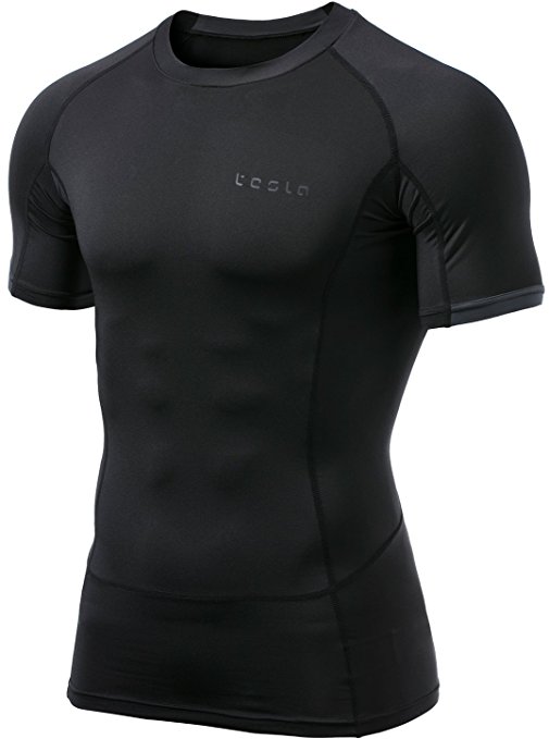 Tesla Men's Cool Dry Compression Baselayer Short Sleeve T Shirts MUB13/MUB03