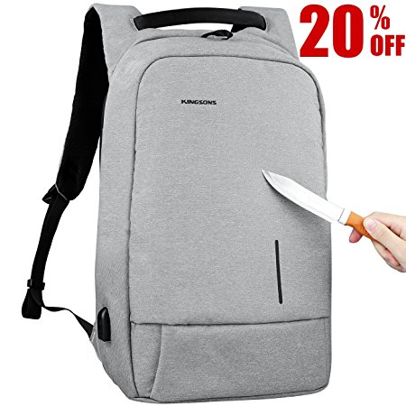 15.6" Laptop Backpack Grey