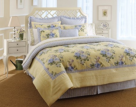 Laura Ashley, Caroline Collection, Bed in a Bag, Queen