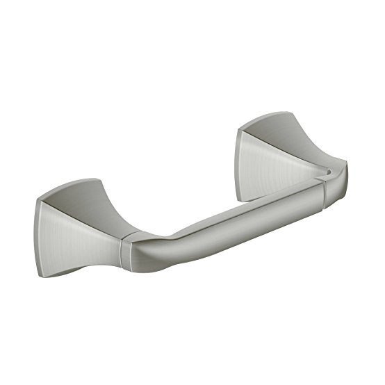 Moen YB5108BN Voss Pivoting Toilet Paper Holder, Brushed Nickel