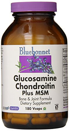 BlueBonnet Glucosamine Chondroitin Plus MSM Supplement, 180 Count