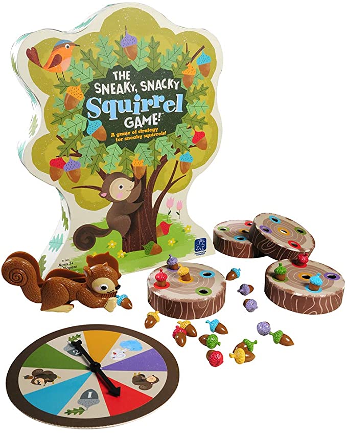 Educational Insights The Sneaky, Snacky Squirrel Toddler & Preschool Board Game, Ages 3