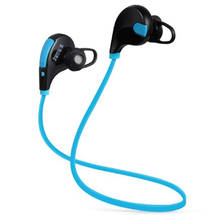 SundixTM QY7 Bluetooth 41 Headphones with Microphone Sweatproof In-ear Sports Wireless Headset Earbuds for Android Phone iPhone 66s6s plus etc iPad iPod Audio Players Tablets and More