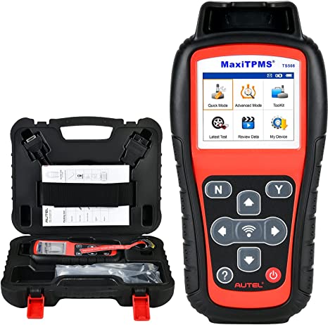 Autel MaxiTPMS TS508 TPMS Relearn Tool, 2022 Newest Upgraded of TS501, TS408, Program MX-Sensors(315/433 MHz), Activate/Relearn All Sensors, TPMS Reset, Read/Clear TPMS DTCs, Key FOB Check