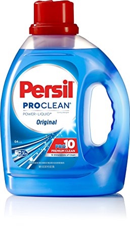 Persil ProClean Power-Liquid Laundry Detergent, Original Scent, 100 Fluid Ounces, 64 Loads