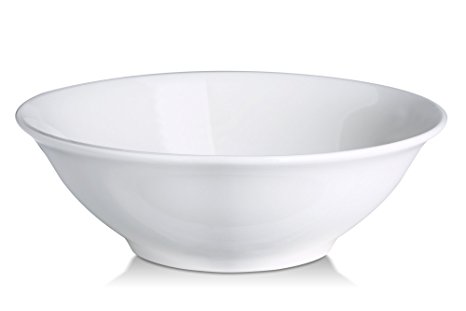Lifver 18-Oz Porcelain Soup/Noodle Bowl, Natural White