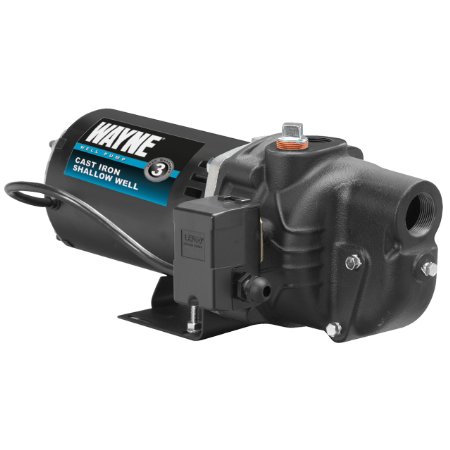 WAYNE SWS75 34 HP Cast Iron Shallow Well Jet Pump for Wells up to 25 ft