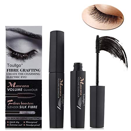 3D Fiber Lash Mascara, 3D Fiber Mascara, Fiber Lash Mascara, Natural Ingredients Mascara For Thickening & Lengthening Natural Lashes, Waterproof, Smudge Proof & Non-Toxic Hypoallergenic
