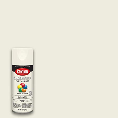 Krylon K05567007 COLORmaxx Spray Paint, Aerosol, Ivory