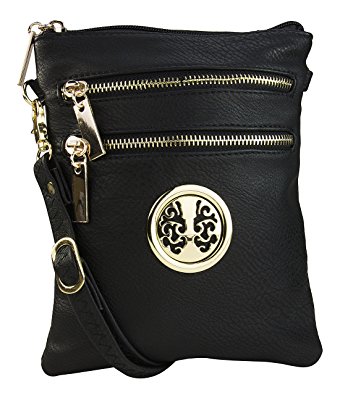 MKF Collection Fashion Trios Crossbody bag, Beautiful Woman Crossbody purse.