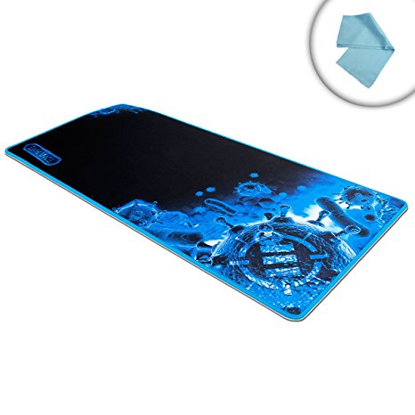 ENHANCE GX-MP2 XL Extended Gaming Mouse Pad Mat (31.5" x 13.75") | Low-Friction Tracking Surface | Non-Slip Backing - Works with Razer DeathAdder , Logitech G502 , Anker CG100 & More Gaming Mice!