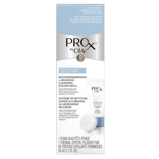Olay ProX by Olay Microdermabrasion Plus Advanced Facial Cleansing System Refill, 1.7 Fluid Ounce