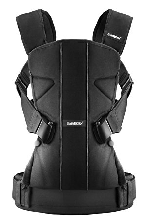 BABYBJORN Baby Carrier One - Black, Cotton Mix