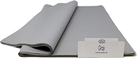 Gray | 96 Sheets | 15 Inch x 20 Inch | Premium Quality Tissue Paper | Colors of Rainbow