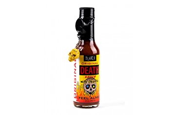 Blair's Death Sauce with Chipotle and Skull Key Chain, Original, 5 Ounce