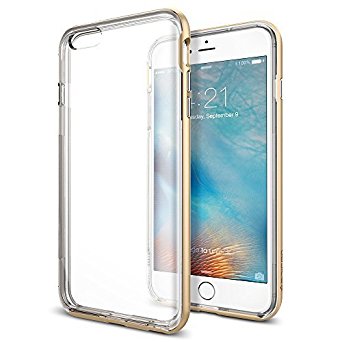 Spigen Neo Hybrid EX iPhone 6S Plus Case / iPhone 6 Plus Case with Flexible Inner TPU and Reinforced Hard Frame for Apple iPhone 6S Plus / iPhone 6 Plus - Champagne Gold
