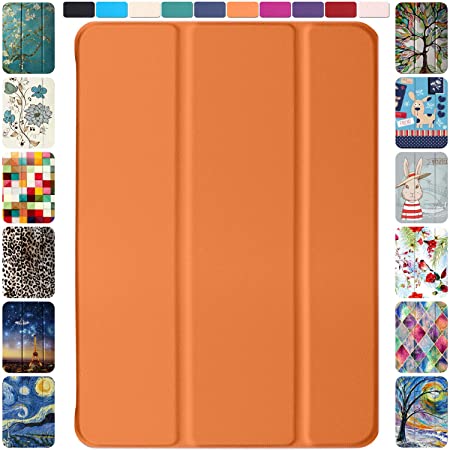 DuraSafe Cases For iPad Air 3rd Gen 2019 - 10.5 MUUL2LL/A MUUK2LL/A MUUJ2LL/A MUUT2LL/A MUUR2LL/A MUUQ2LL/A MV172LL/A MV162LL/A Ultra Slim Cover with Auto Sleep/Wake function - Orange