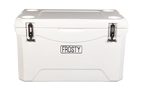 Frosty 65 Roto Molded Cooler - Sizes 25 35 45 55 75 85 120 Ice Chest Rotomolded Extreme Durability Premium Cooler Holds Ice for Days 62 quart