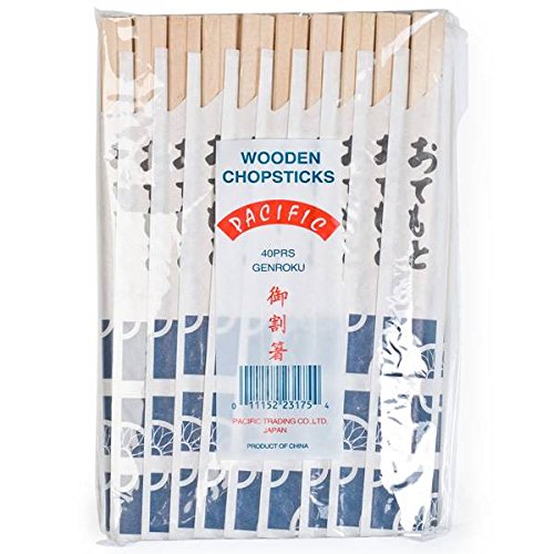 Pack of 40 x Pairs of Disposable Chopsticks| Hashi
