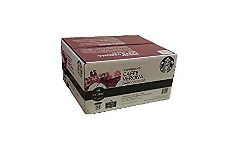 Starbucks Caffe Verona, Dark, K-Cup Portion Pack for Keurig K-Cup Brewers 54-Count