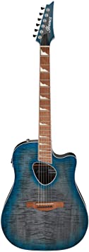 Ibanez Altstar ALT30FM Acoustic-electric Guitar - Blue Doom Burst High Gloss