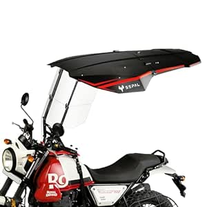 SEPAL - All Weather Protection Shield for Riders and Bikers | 5 MIN Installation | AERODYNAMIC Design | FITS ANYTYPE of Motorcycle| ONE Click Height Adjustment | Developed at IIT Bombay