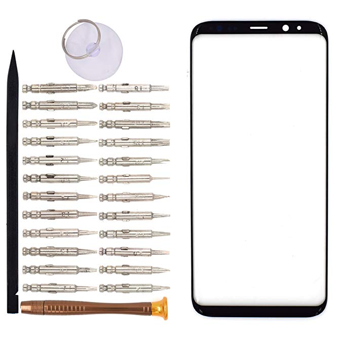 Front Screen Glass Lens for Samsung Galaxy S8  S8 Plus G955F G955FD G955W G955A G955P G955T G955V6.2 inch