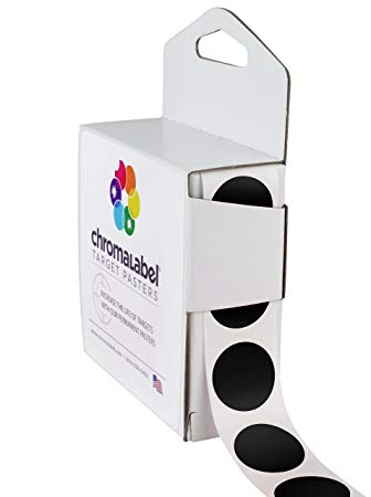 ChromaLabel Round Target Pasters | 1,000/Dispenser Box