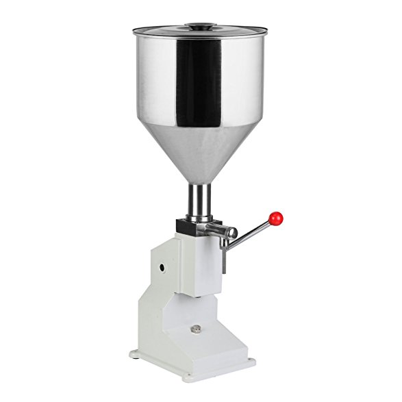 VEVOR Bottle Filling Machine 5-50ml Liquid Filling Machine Stainless Steel Filling Machine for Cream Shampoo Cosmetic Bottler Filler (5-50mL Manual Filling)