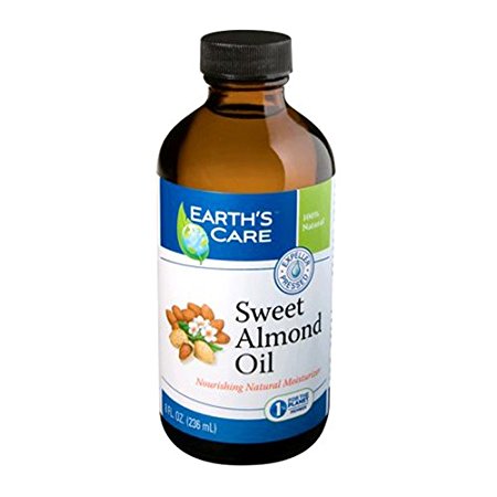Earth's Care 100 Percent Pure Sweet Almond Oil, 8 Fluid Ounce