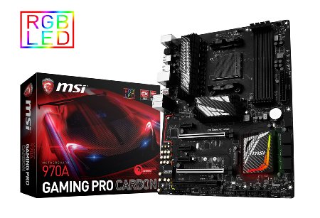 MSI Extreme Gaming AMD 970 AM3  DDR3 USB 3.1 ATX Motherboard (970A GAMING PRO CARBON)