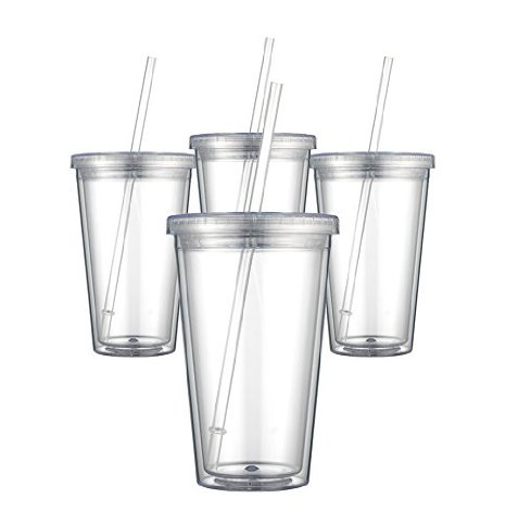 Maars Classic Insulated Tumblers 16 oz. | Double Wall Acrylic | 12 pack