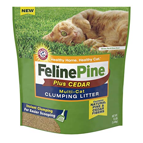 Feline Pine Plus Cedar Natural Clumping Litter