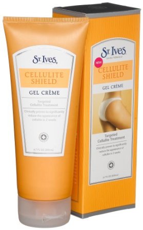 St. Ives Cellulite Shield Gel Creme, 6.7-Ounce Tube (Pack of 3)