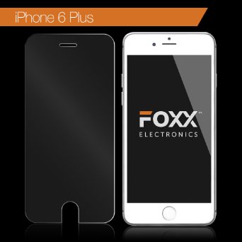 Iphone 6 & 6S Plus 5.5 Inch Tempered Glass Screen Protector Excellent Fitting Premium 9H Glass Featuring Anti-scratch, Anti-fingerprint, Bubble Free Features By Foxx Electronics