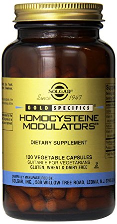 Solgar Homocysteine Modulators Vegetable Capsules, 120 Count