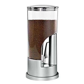 Zevro KCH-06077 Indispensable Coffee Dispenser, Silver - 1/2 Pound