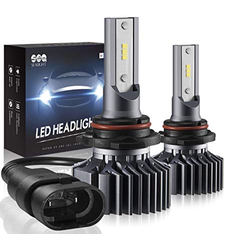 9006/HB4 LED Headlight Bulbs Conversion Kit, SEALIGHT S1 Series Low Beam/Fog light bulb 12xCSP Chips - 6000LM 6000K Xenon White