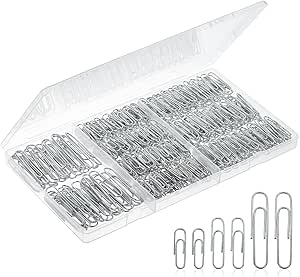 Mr. Pen- Paper Clips, 450 Pack, Silver, Paper Clips Assorted Sizes, Paperclips, Paper Clip, Large Paper Clips, Clips for Paperwork, Small Paper Clips, Big Paper Clips, Paper Clip Assortment, Clip