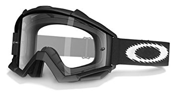 Oakley Proven MX Goggles, Frame/Clear Lens (Matte Black, One Size)