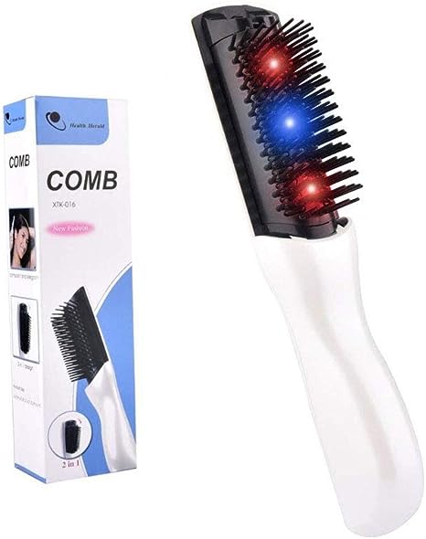 Hair Growth Comb Electric Massage Scalp Massager Brush with Infrared Light and Vibration Anti Hair Loss,Hair Regrowth,Hair Thickening & Strengthening- Daily Home Use