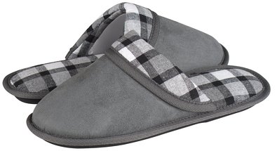 HomeTop Womens Cozy Fabric Slip On House Slippers