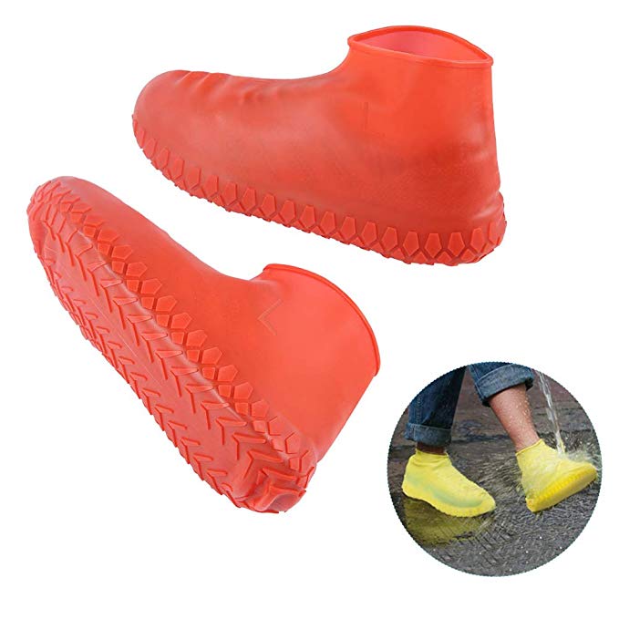 Cutedoy Shoe Covers,Outdoor Waterproof Silicone Shoes Covers and Reusable Rain Boots for Cycling,Outdoor,Camping,Fishing,Garden
