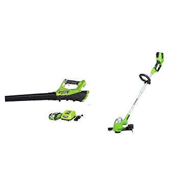 GreenWorks G-MAX 40V 13" String Trimmer   Jet Blower