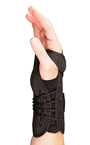 Sammons Preston - 78509 Lacing Wrist Brace, Medium, Left, 7" Long, Gentle Compression, Stability & Immobilization Splint for Tendonitis, Inflammation & Carpal Tunnel, Orthotic Support Brace