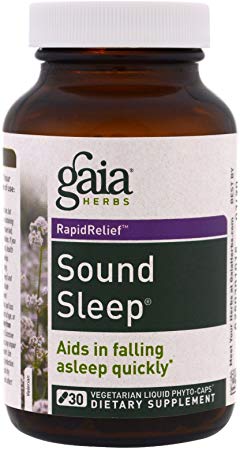 Gaia Herbs Sound Sleep 30 Vegetarian Liquid Phyto-Caps